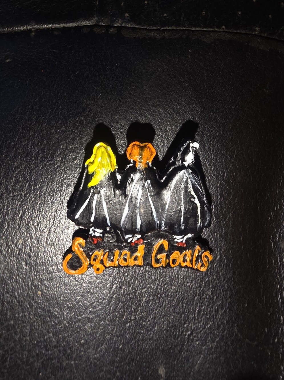 Hallowwen Hocus Pocus Witches Brooch Squad Goals Handpainted Brooch